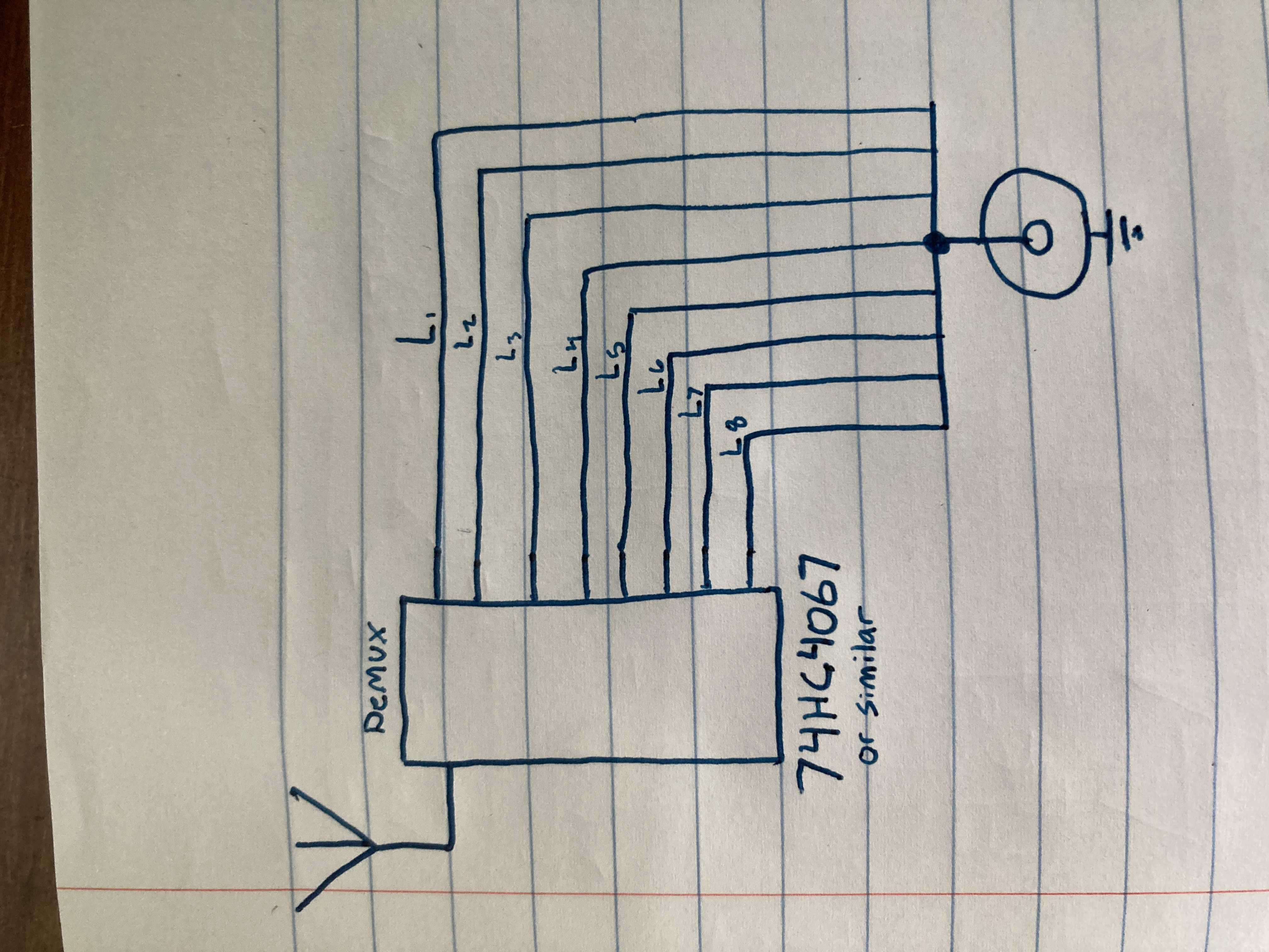 Basic diagram of the phase shifter